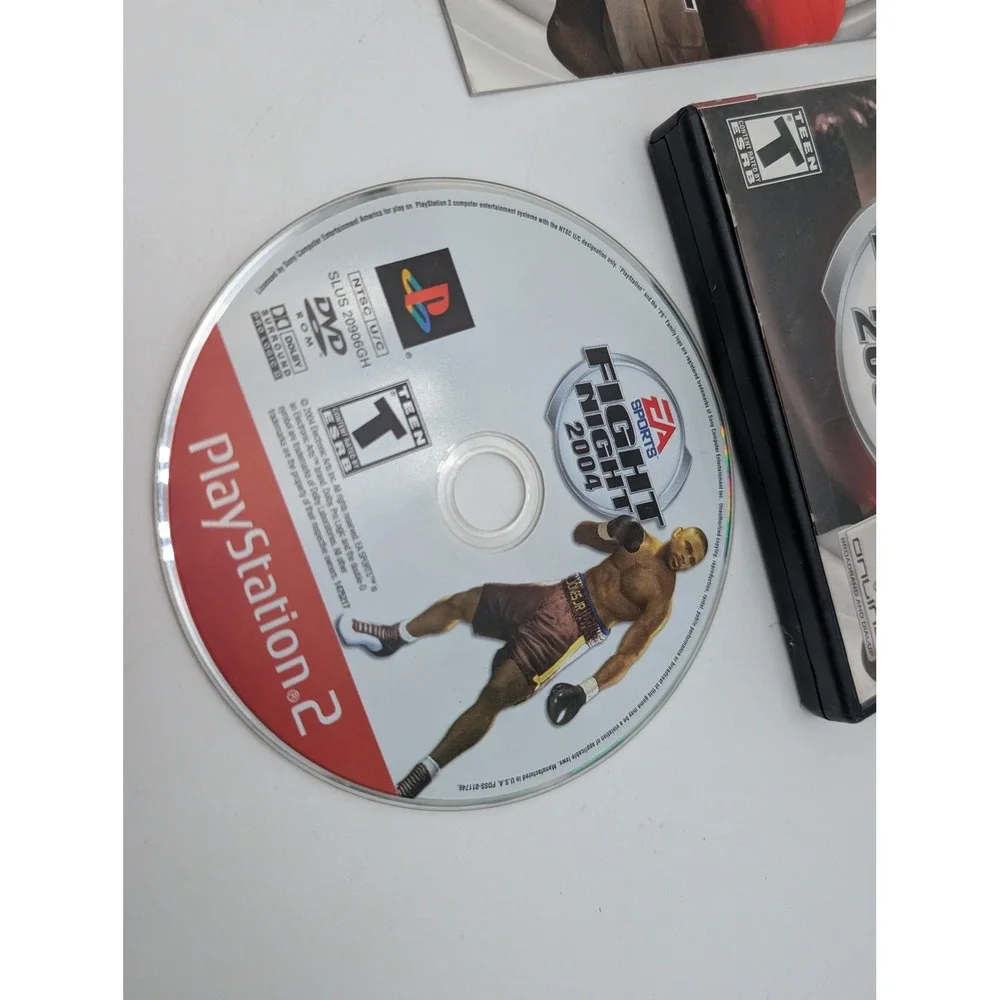 EA Sports Fight Night 2004 PS2 Game Sony PlayStation 2 Complete Hits CIB Boxing